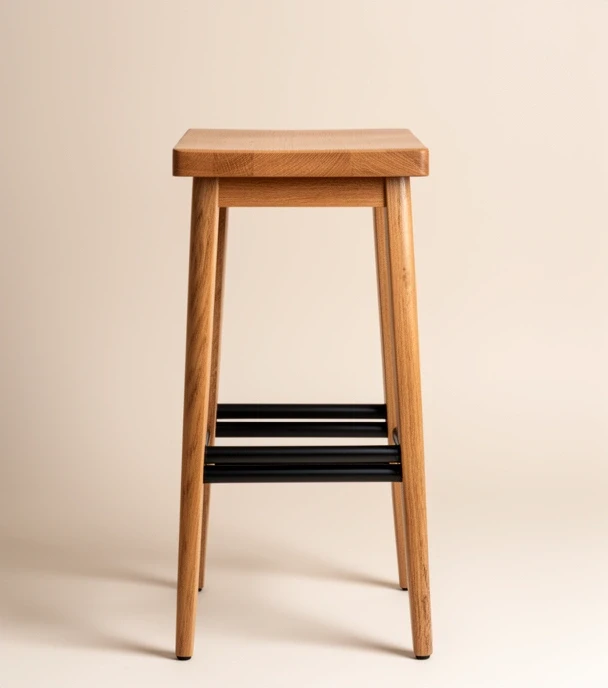 Rusholme bar stool 65 cm in oak
